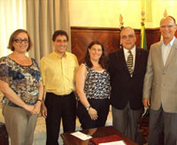 IPVCC visitam Prefeito de Santos